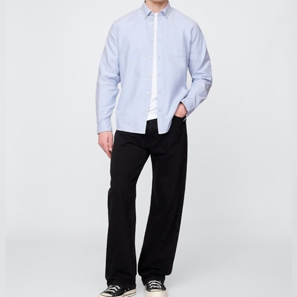 GAP Coolmax Ecomade Shirt in Light Blue